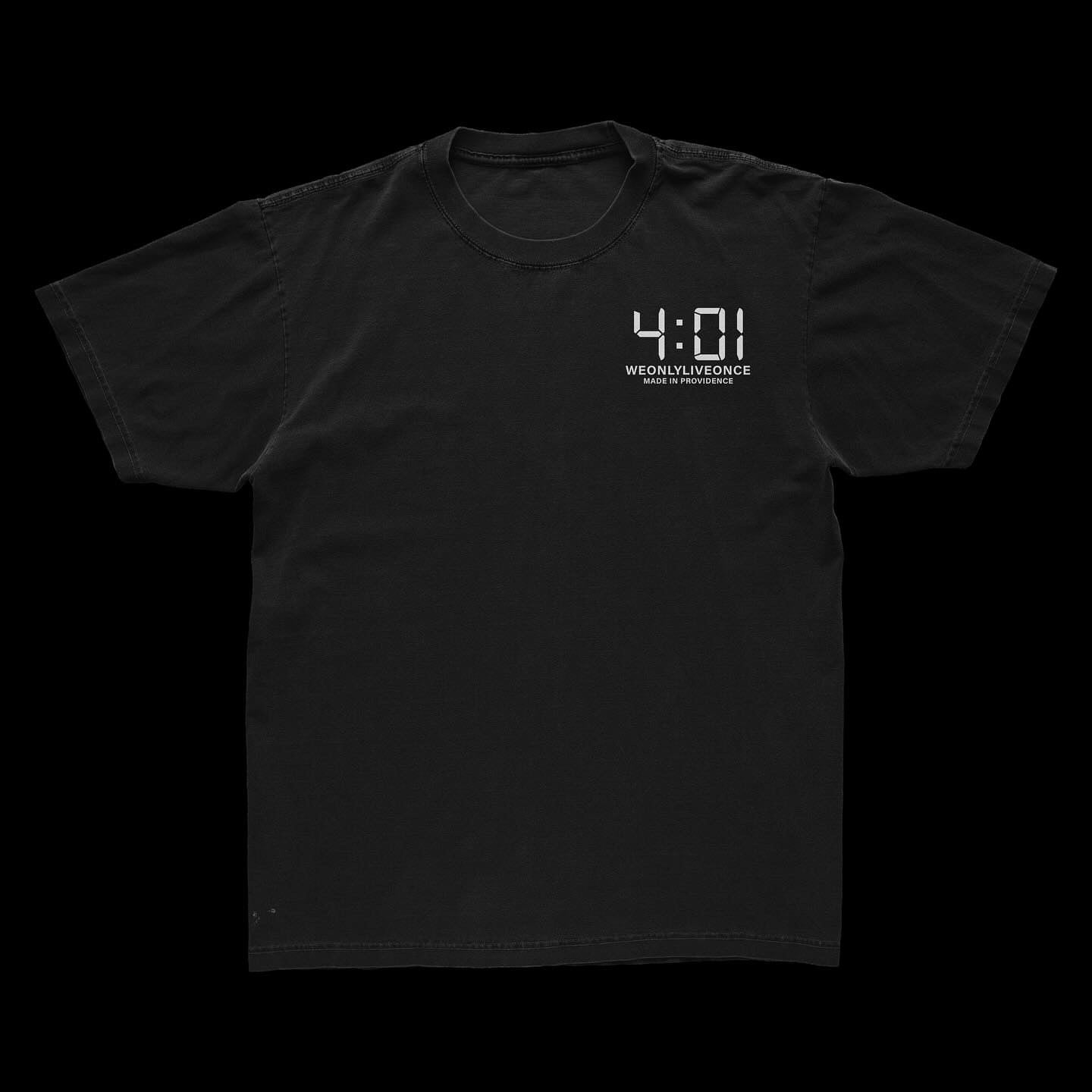 Black 4:01 Shirts