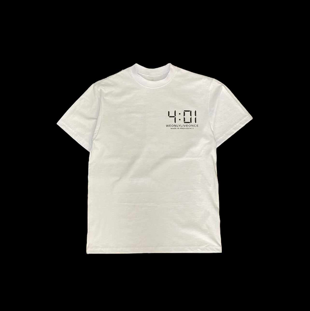 White 4:01 Shirts